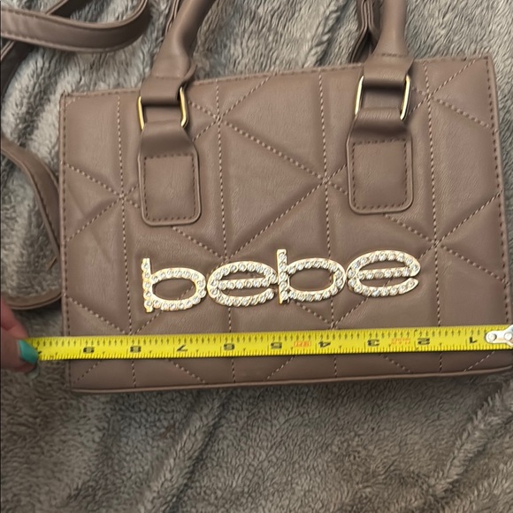 Bebe Brown Crossbody Bag with Gold Hardware - Picture 8 of 9